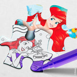 Lisciani – DISNEY-Puzzle Ariel – Erstellen Sie die Szenen aus Ihren Lieblingsboxen nach und malen Sie sie aus – ab 7 Jahren – GROSSES PUZZLE mit 250 Teilen – Fördert die Geschicklichkeit. Puzzle Naty Shop