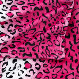 Home Must Haves Queen/King Zebra Giraffe Safari Tierdruck ganzjährig superweiche warme Couch-Überwurfdecke Bettgröße rosa Polyester rosa Leopard Steppdecken und Steppdecken Naty Shop