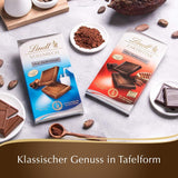 Dunkle Schokolade ohne Zuckerzusatz | Tablette 100g | Feinstes mit 55 % Kakao, glutenfrei | Schokoriegel | Schokoladen-Geschenkset (4er-Pack)