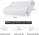 Kinderkissen aus Memory-Schaum 3–12 Jahre Kinderkissen Orthopädisches Kissen Mit Memory-Schaum Kissen aus Memory-Schaum Mit abnehmbarem Kissenbezug aus 100 % Baumwolle (3–12 Jahre) Orthopädische Nackenkissen Naty Shop