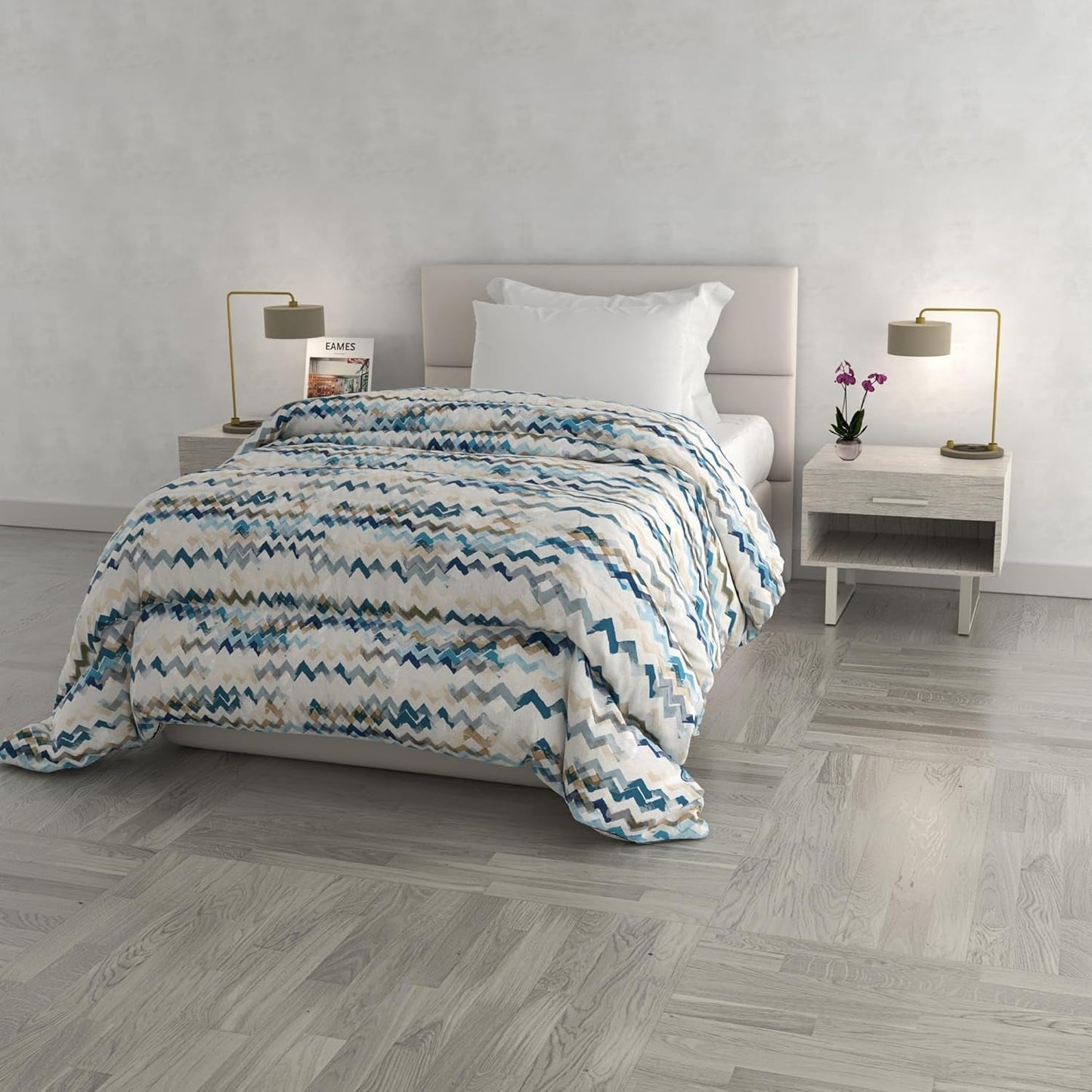 Modische Winterdecke, Florenz, 260 x 260 cm. Bettdecken und Steppdecken Naty Shop Moderner Himmel 170 x 260 cm