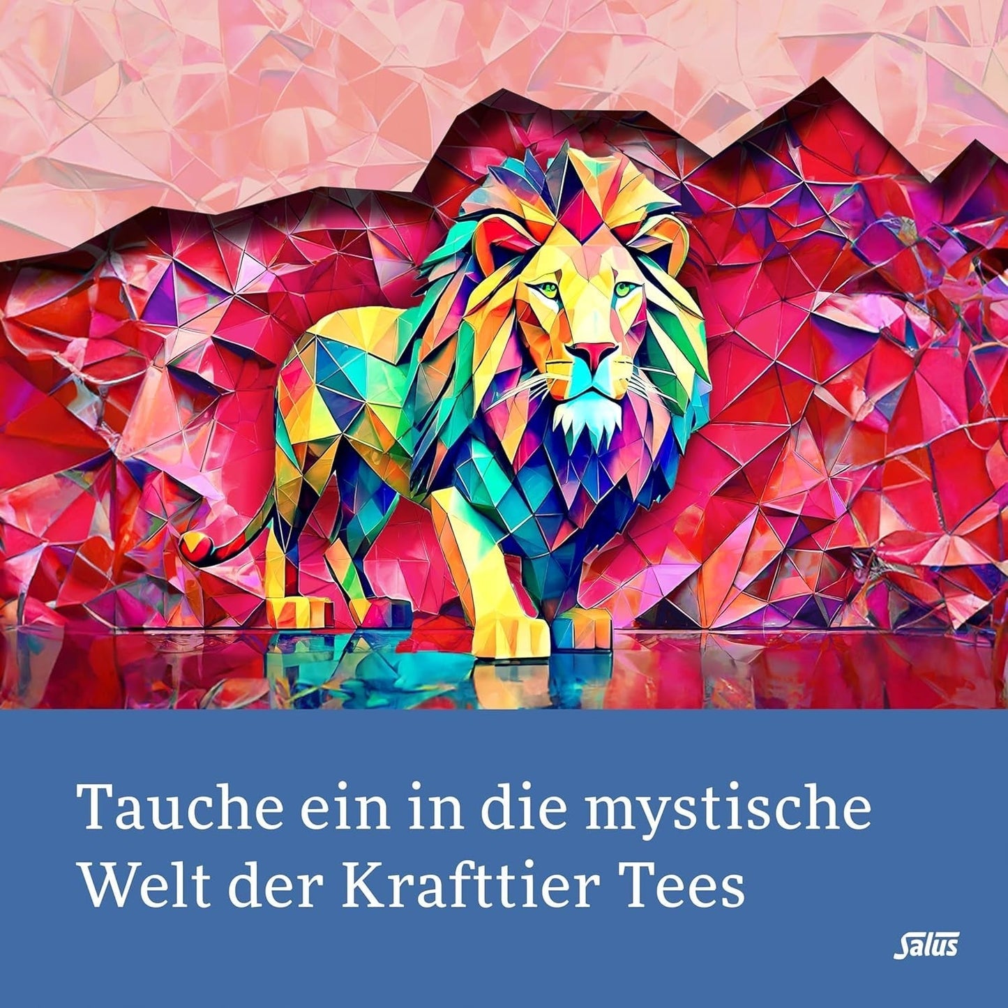 Salus – Krafttier-Tee – Die stille Katze – 1X 15 Filterbeutel (28,5 g) – Minz-Kräutertee mit Ashwagandha – Bio