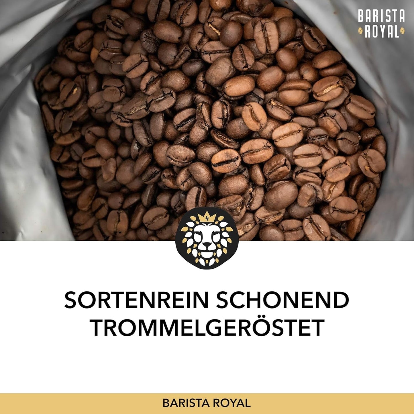 BARISTA ROYAL Bio Kaffeebohnen 1kg „Special Selection“ | Frische Kaffeebohnen direkt gehandelt | 70 % Arabica, 30 % Robusta Kaffee ganze Bohnen | Ideal für Vollautomaten und Filtermaschinen