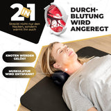 Nackendehner mit Wärme, Nackendehner gegen Nackenschmerzen, Nackendehner gegen Kopfschmerzen, bewölkter Hals für Nackendehnung, orthopädische zervikale orthopädische Kissen Naty Shop