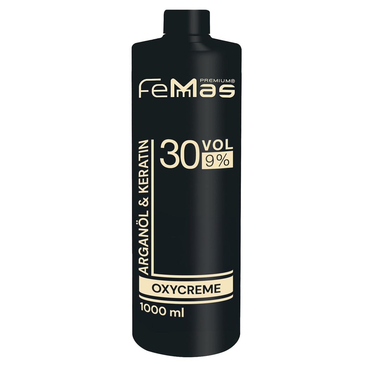 FemMas Oxycreme in 6% 1000 ml I Oxidationsmittel zum Haarfärben und Färben I Einfache Anwendung und optimale Fixierung I Entwickler für gleichmäßige Ergebnisse in Salonqualität I Haarfärbeentwickler Haarfärbemittel Naty Shop 9 1 Liter (1 Packung)