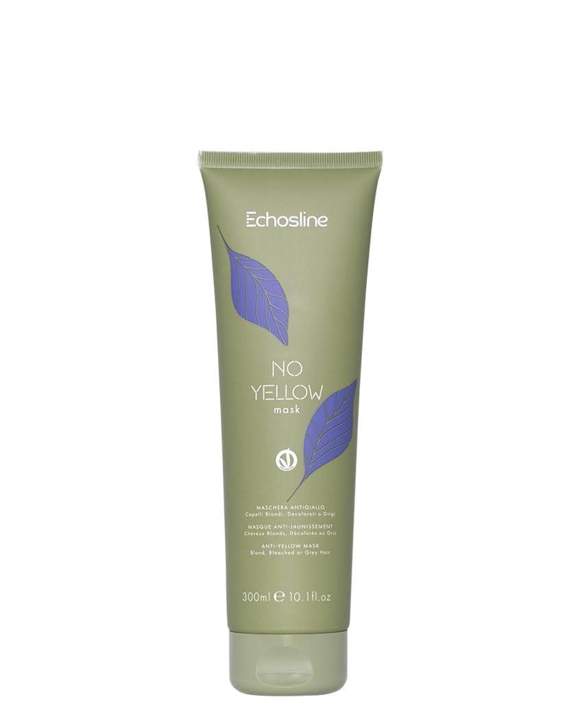 Echosline No Yellow Anti-Gelbstich-Maske, 300 ml Naty Shop Haarmaske Standardtitel