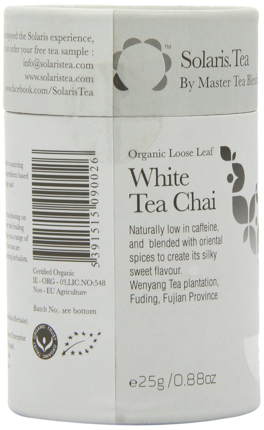 Solaris Bio-Tee Chai weißer Tee 25 g
