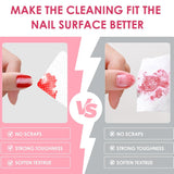 330 Stück Fusselfreie Nägel Wattepads, Fusselfreie Nageltücher, Nagel Wischtücher Wattepads, Nagelleck Entfernen Für Cleaner Gelnägel Nail Wipes Pads (Weiß)