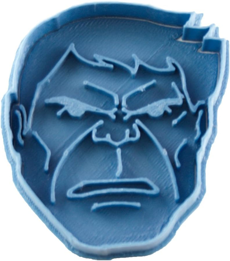 Hulk-Ausstecher, blau, 8 x 7 x 1,5 cm