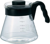 4977642019126 Karaffe zum Servieren von Kaffee V60 700 ml VCS-02B, Glas, farblos, 17,3 x 14,1 x 13 cm