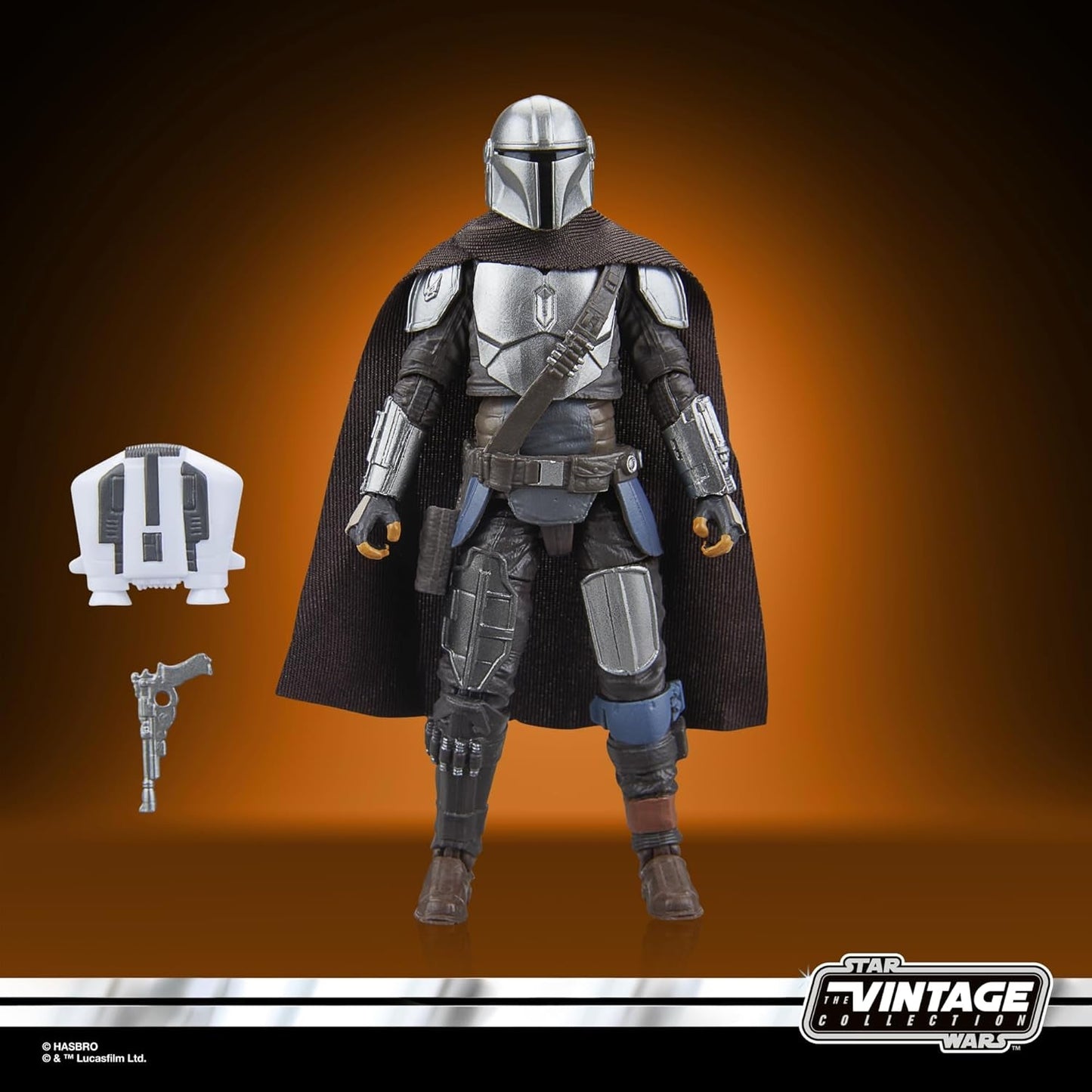 Star Wars Vintage Collection The Mandalorian (Imperial Base) The Mandalorian Action Figure 9,5 cm große Actionfiguren Naty Shop