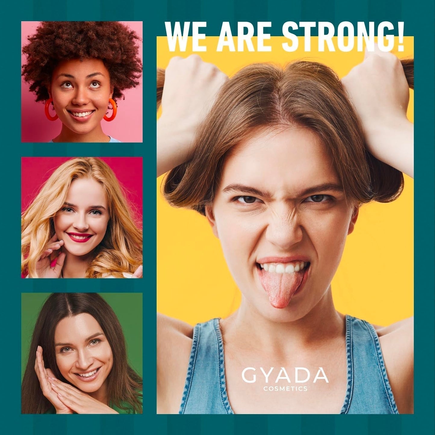 GYADA COSMETICS Spirulina Haarstärkungspaket, nährend, gegen Haarausfall, zwei Spitzen wirken, 250 ml + Kamm aus Buchenholz, ideal zum Entwirren aller Haartypen, Naty Shop Haarmaske