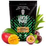 Green Mate Grüne Mango & Maracuya 0,5 kg | Mate-Früchtetee | Der exotische Geschmack von Mate-Tee Die Kraft der Kühlung | Natürliche Stimulation | Mate-Tee aus Brasilien | 500 g