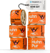 The Better Cat – Getreidefreies Nassfutter mit extra hohem Fleischanteil – Premium getreide- und zuckerfreies Katzenfutter (200g, Huhn)