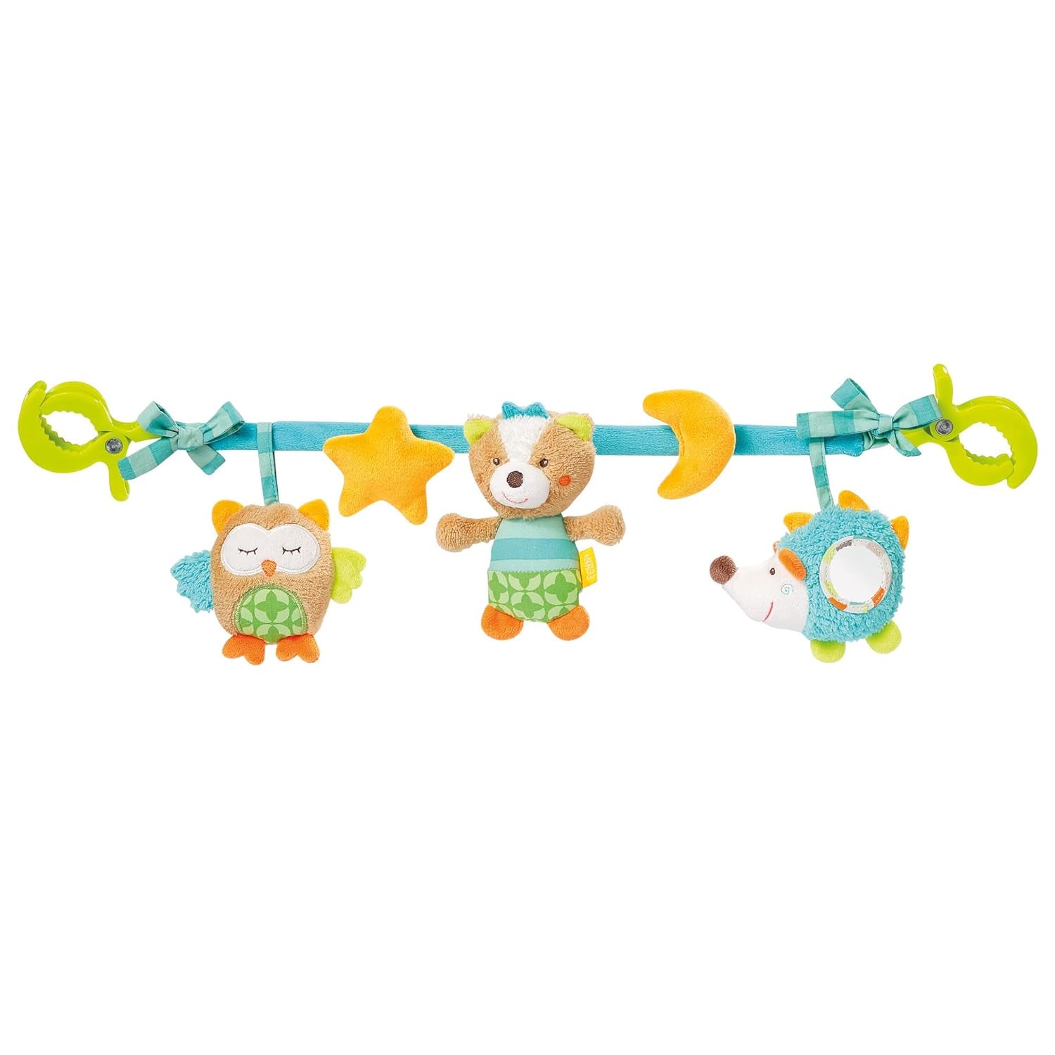 Fehn Baby-Mobile-Kette Panda Baby Mobile – Baby-Mobile-Kette mit süßen Figuren – flexibel hängendes Babyspielzeug – Kinderwagenspielzeug für Babys und Kleinkinder ab 0+ Monaten Babyspielzeug Naty Shop Sleeping Forest