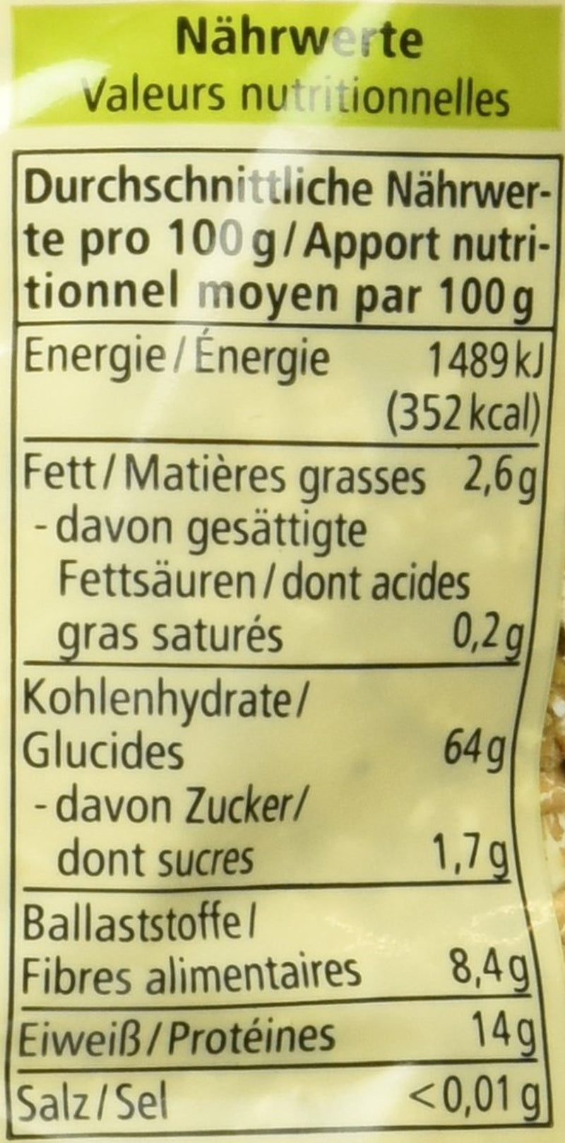 Bio-Dinkelflocken mit großen Flocken, 500g