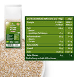 Biozentrale Bio-Haferkleie 1 kg | Vorteilhaftes Paket | Proteinquelle mit hohem Ballaststoffgehalt | Natürlich vegan | Aus der EU-Landwirtschaft | Niedriger Zuckergehalt