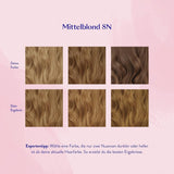 Permanentes Haarfärbeset, 100 % Grauabdeckung, Heimfärbung, 0 % Ammoniak-Haarfärbemittel, multidimensionale Haarfärbemittel, professionelle Haarfärbemittel, Naty Shop Haarfärbemittel