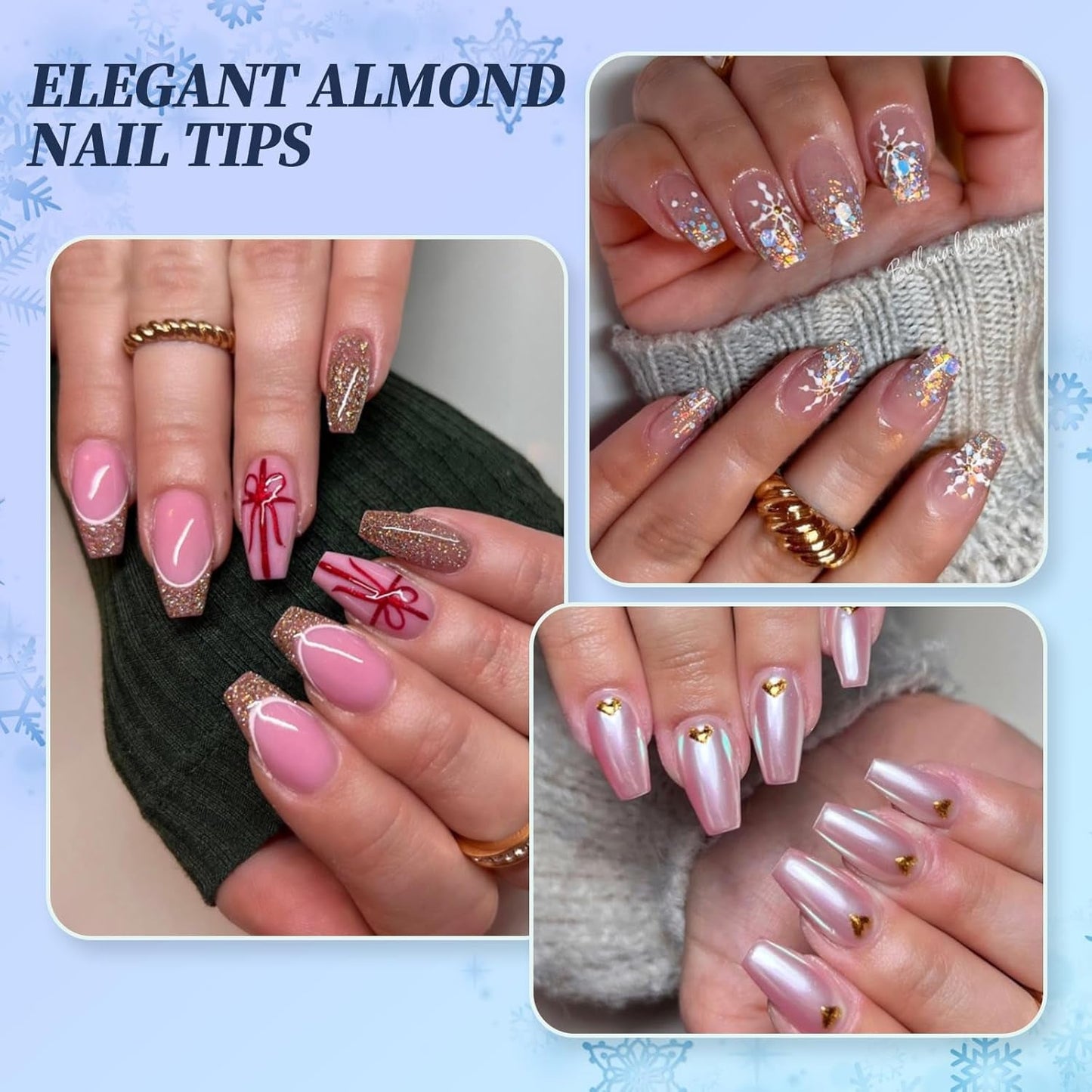 Kurze künstliche Nägel, 500 Stück, weiche Gel-Nagelspitzen mit vollständiger Abdeckung für Gelnägel, 12 Größen, vorpolierte Nagelspitzen für Gelnägel, kurze künstliche Nägel, Sargnagelverlängerungen mit Box