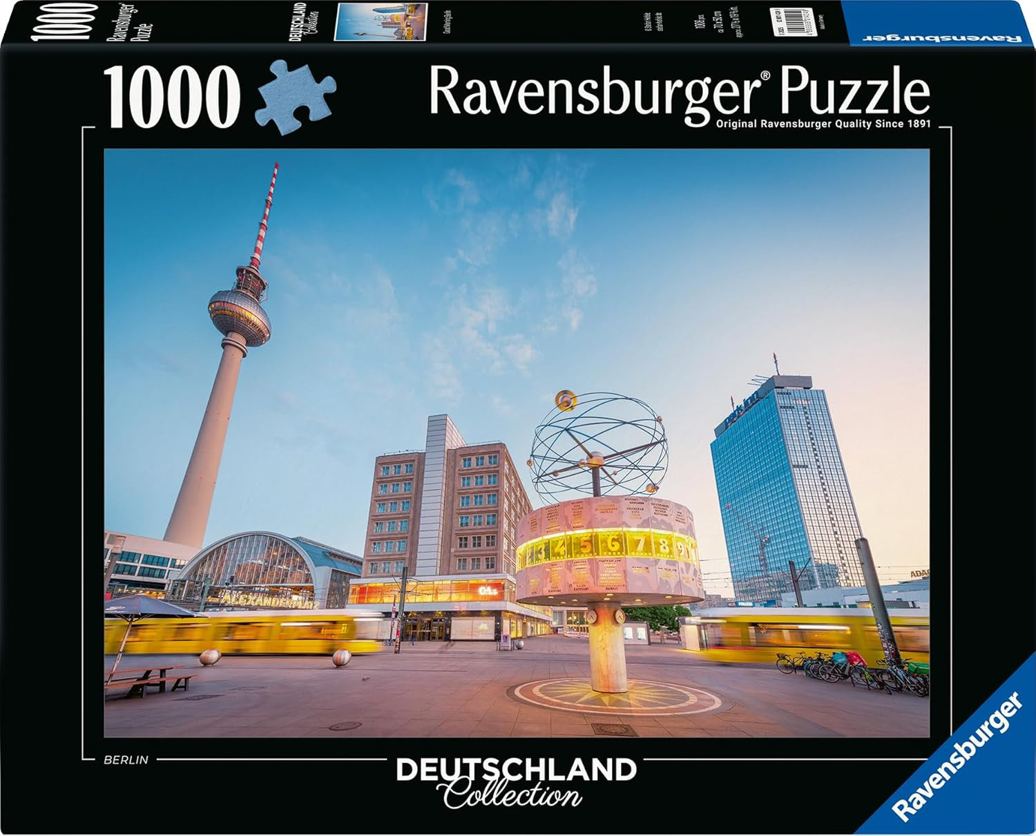 Ravensburger Puzzle 12001424 - Guten Morgen Berlin - Sammlung von 1000 Teilen Puzzle Deutschland Für Erwachsene ab 14 Jahren Puzzle Naty Shop