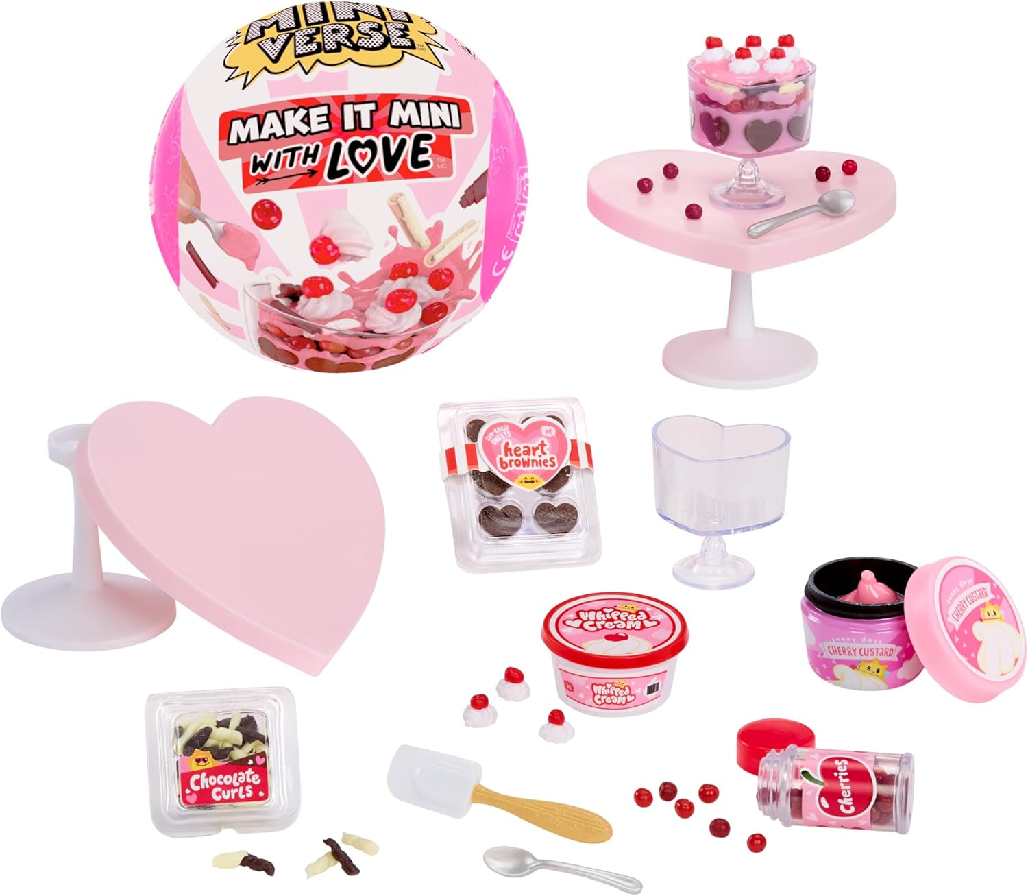 MGA Miniverse – Make It Mini with Love – Mini-Sammlerstücke, DIY-Harz-Bastelset, Valentinstag-Serie, Lebensmittelnachbildungen, nicht essbar – für Sammler und Kinder ab 8 Jahren
