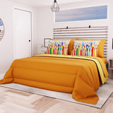 PETTI Artigiani Italiani – Winterdecke für Doppelbett, Maxi, einfarbig, doppelseitig, weiß, grau, 100 % Made in Italy