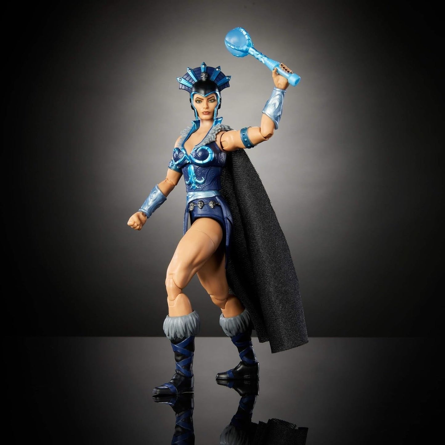 Masters of the Universe Masterverse Actionfigur, ca. 18 cm groß, New Eternia Evil-Lyn, MOTU Toy Villainess, Zauberin, 30 Bewegungspunkte, Kristallkugelstab, JBP77 Actionfiguren Naty Shop