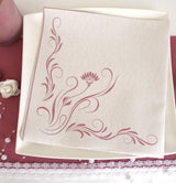 Appartina Elegantia 40x40 cm stoffähnliche Airlaid-Servietten, hochwertige Hochzeitsserviette, stoffähnliche Hochzeitsservietten, Einwegservietten für verschiedene Anlässe (Altrosa)