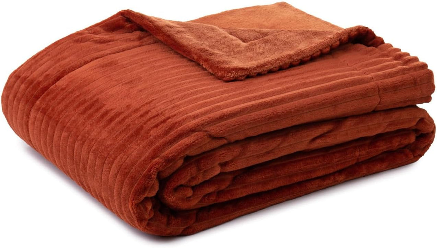 Gözze - Bequeme und weiche Decke in Cordoptik, 1620G/Stück, 150 x 200 cm - Zimt Betten und Decken Besuche den Gözze-Store Zimt