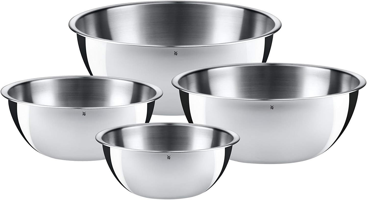 WMF Ceramill Oakwood Cromargan-Set, elektrische Mühle und Gourmet For The Kitchen Schüsselset 4-teilig, Mühlen und Hobel, Naty Shop