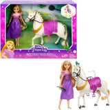 Disney Princess HMV99 – Bewegliche Rapunzel-Puppe und Spielturm mit rundum Spaß, 6 Spielbereichen und 15 Zubehörteilen, inspiriert vom Disney-Film, Spielzeug für 3-jährige Puppen Naty Shop Dolls Rapunzel das Pferd