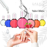 LALILL Nail Cuticle Oil 75Ml – Himbeere Nagelpflegeöl – Nagelöl Pflege Für Nägel Nagelhaut – SPA Maniküre Naildesign Hände – Vegan – Mit Pipette