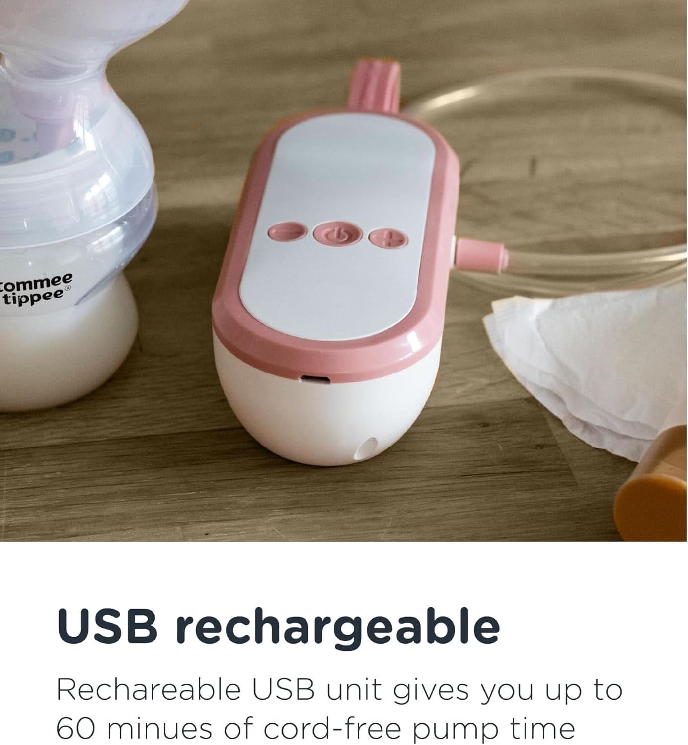 Tommee Tippee Made for Me Einzigartige elektrische Milchpumpe, starke Saugkraft Zubehör Essen und Stillen Bebe Naty Shop