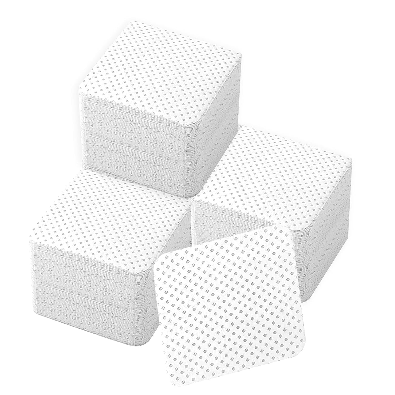 330 Stück Fusselfreie Nägel Wattepads, Fusselfreie Nageltücher, Nagel Wischtücher Wattepads, Nagelleck Entfernen Für Cleaner Gelnägel Nail Wipes Pads (Weiß)