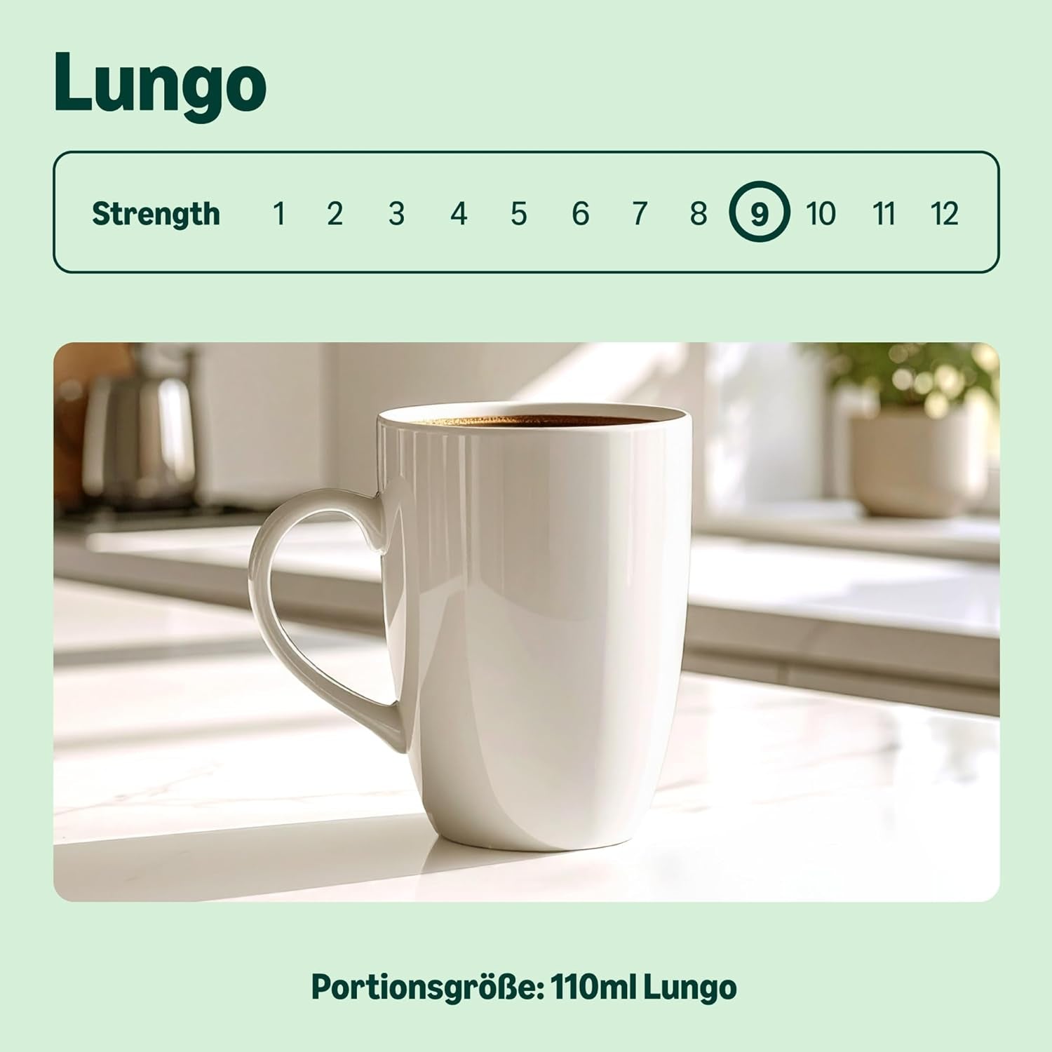 von Amazon Lungo Aluminium-Kaffeekapseln, kompatibel mit Nespresso, mittelgeröstet, 100 Stück (5 Packungen mit je 20 Stück) – Rainforest Alliance zertifiziert