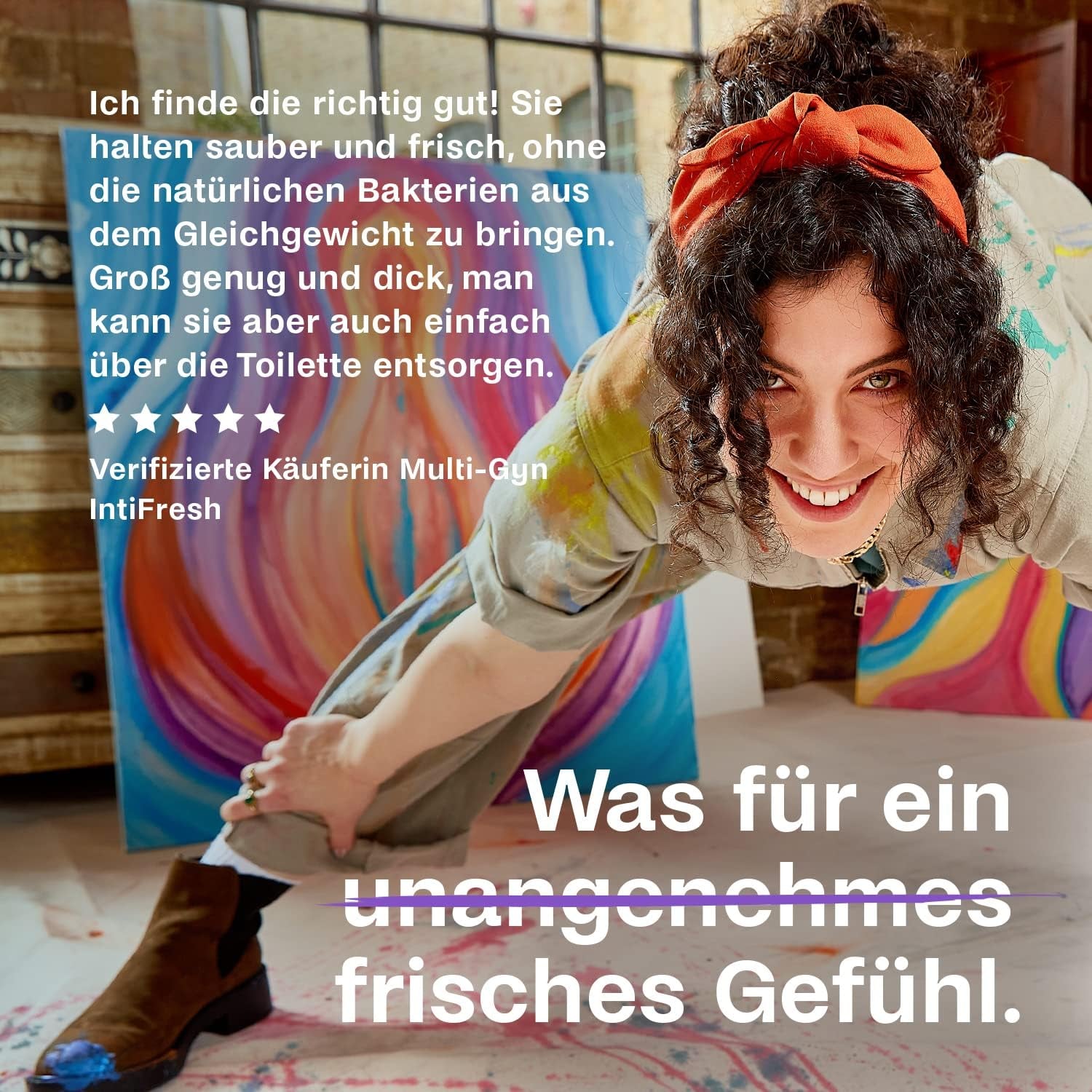Multi-Gyn Intifresh, Intimtücher zur äußerlichen Anwendung, 12 Feuchttücher