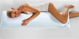Seitenschlafkissen 40 x 145 cm, Stillkissen mit Reißverschluss, 1500 g, Klimaregulierung, Öko-Tex-Standard-Kissen, Naty Shop