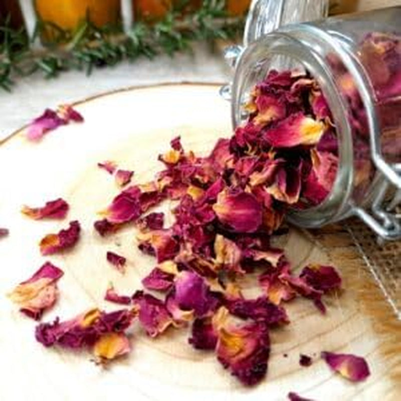 100 g essbare Premium-Rosenknospen – getrockneter Atlas-Rosenblütenaufguss – süßer und blumiger Geschmack und Aroma – 100 % natürlich, rein und ohne Zusatzstoffe | Tazarin Ltd