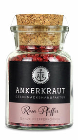 Ankerkraut, rosa Pfeffer (Schinus Berry), rosa Beeren, perfekt für Gin und Tonic, 45 Gramm Condimente Naty Shop