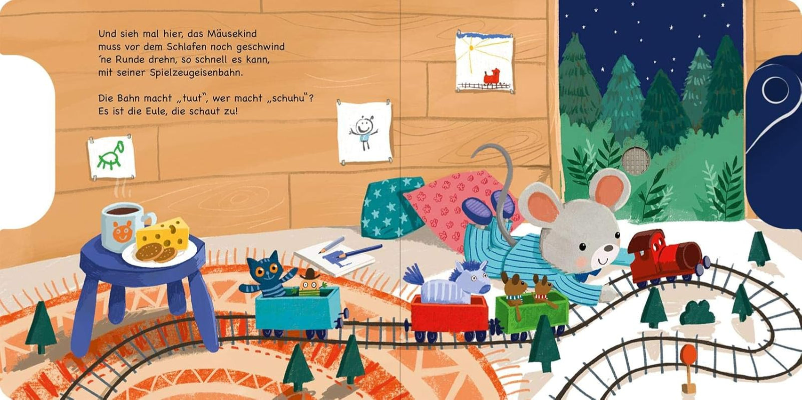 Husch, husch, jetzt schläfst du auch!: Slider und 11 Sounds | Ein innovatives Buch mit Slider-Sounds für die Kleinen ab 18 Monaten, Bebe Naty Shop Toys