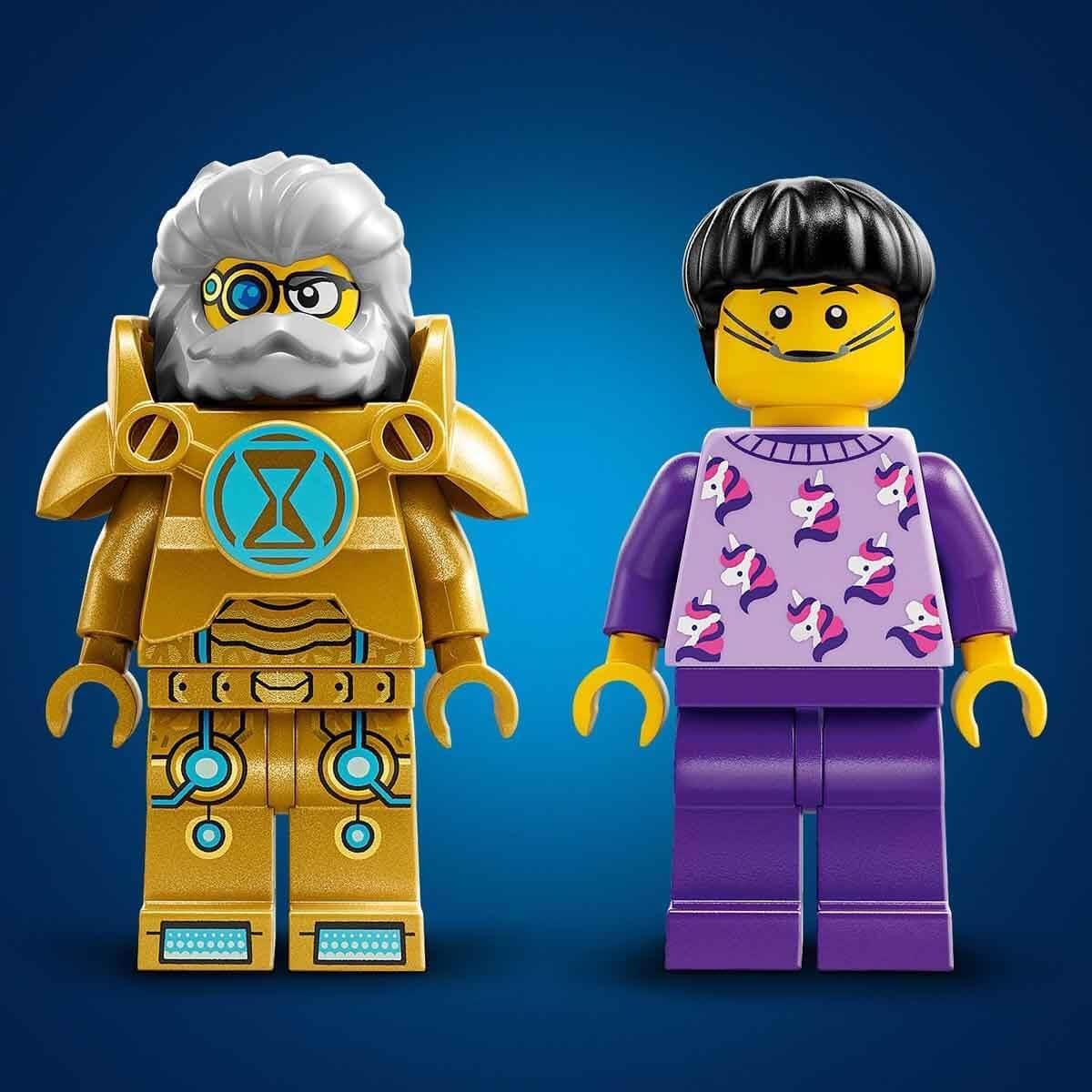 LEGO Dreamzzz 2-in-1-Spielzeugauto oder Space-Shuttle-Set „Mr. Oz‘ Weltraum-Buggy“ enthält Mr. Oz, Albert und Jayden als Minifiguren, Weltraumgeschenk für Kinder ab 8 Jahren, 71475 Bausets Besuchen Sie den LEGO-Store