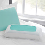 Sealy SE '19 Essentials SM Aqua Bubble Gel Sheet, 1 MC (US) Kissen, Weiß, 61 x 40 x 14 cm Naty Shop Standardkissen