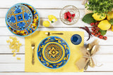 Excelsa Trinacria Teller-Set, 18-teilig, Porzellan und Keramik