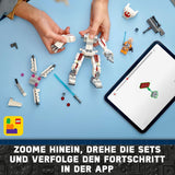 LEGO Star Wars Luke Skywalkers X-Wing Mech, Spielzeugsteine zum Sammeln, Action-Abenteuer, Geschenkidee für kreative Jungen und Mädchen ab 6 Jahren. 75390 Bausets Besuchen Sie den LEGO-Store
