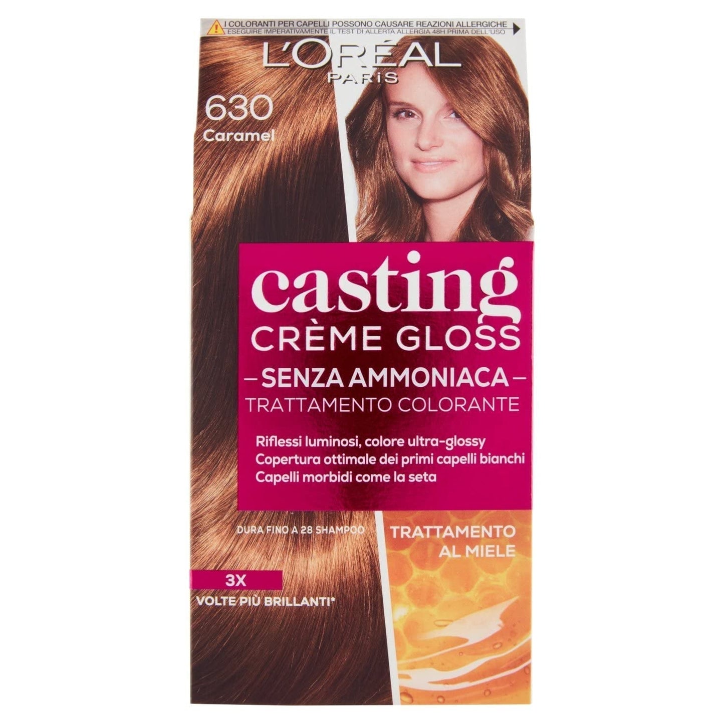 Casting Creme Gloss Ammoniakfreie Haarfarbe N360 Black Cherry Naty Shop Haarfarbe N630 Karamell 1 Stück (1er Pack)
