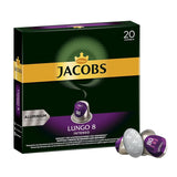 Jacobs Kaffeekapseln Guten Morgen XL Intense - 10er Pack (10 x 20 Getränke) & Kaffeekapseln Lungo Intenso, Intensität 8 von 12, 200 Nespresso®* kompatible Kapseln, 10 x 20 Getränke