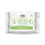 Chicco NaturalZ schützende Feuchttücher, 20 Stück. Natürlicher Sommerschutz mit Zitronengras und Eukalyptus, Tages- und Nachtschutz.