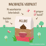 Ungesüßter Allos-Porridge mit Feigen und Himbeeren | Porridge ohne Zucker | Bio-Müsli | Müsli mit Früchten | Haferflocken | Porridge zum Frühstück | Müsli zum Frühstück | Vegan | 6er-Pack (6 x 500 g)