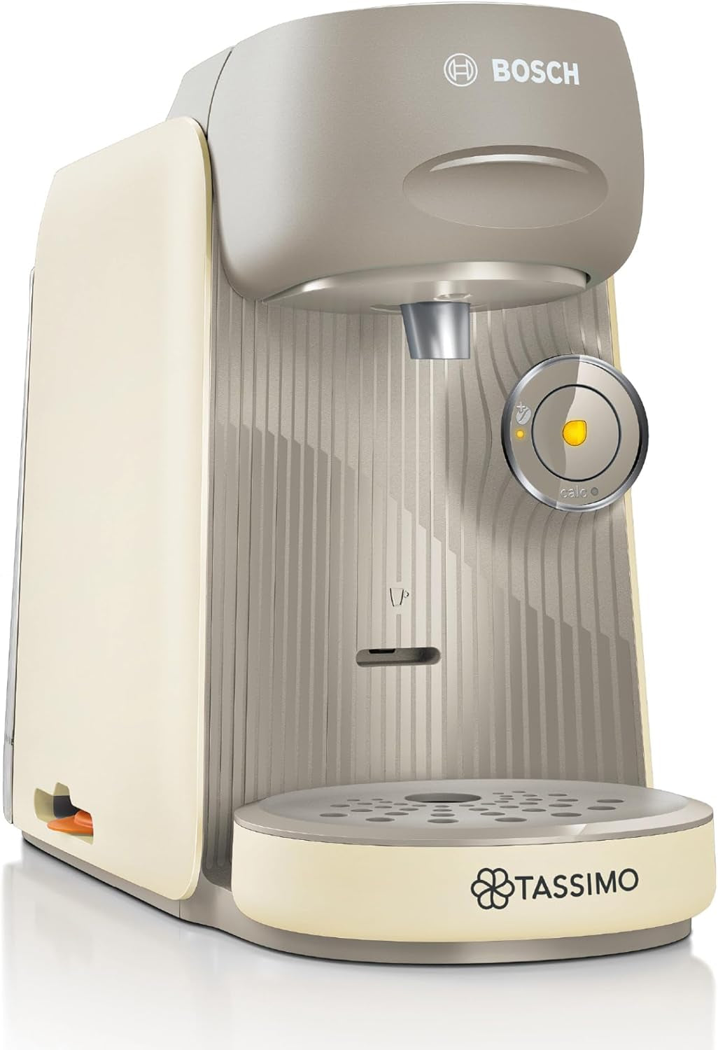 Bosch Tassimo finesse TAS162E Kapsel-Espressomaschine, 70 Getränke, intensiverer Kaffee auf Knopfdruck, automatische Abschaltung, nachhaltig, perfekte Dosierung, 1400 W, schwarz/schwarz