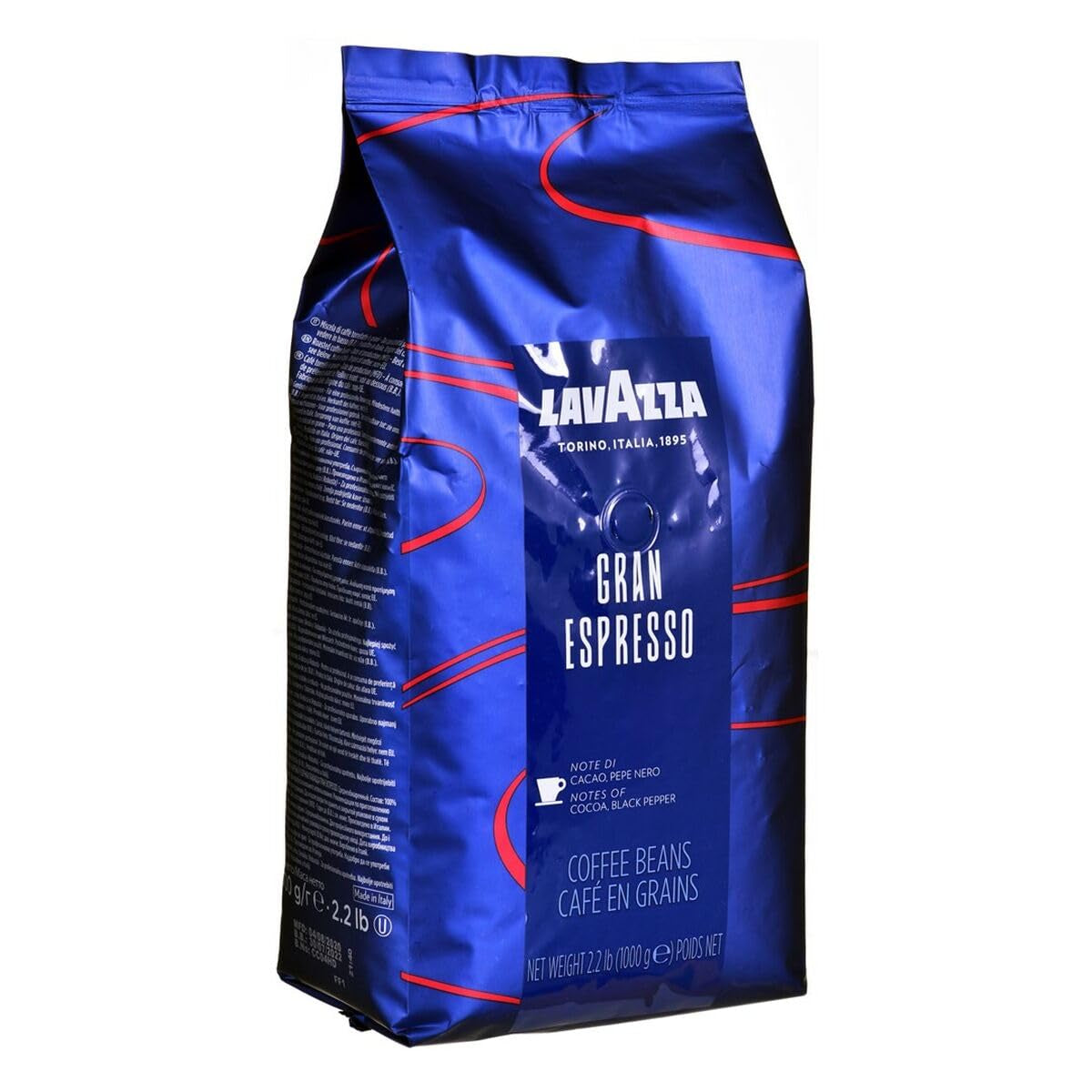 3 x Lavazza Grand Espresso Kaffee, ganze Bohnen, 1000g